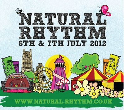 Image of the flyer for the Natural Rhythm Festival